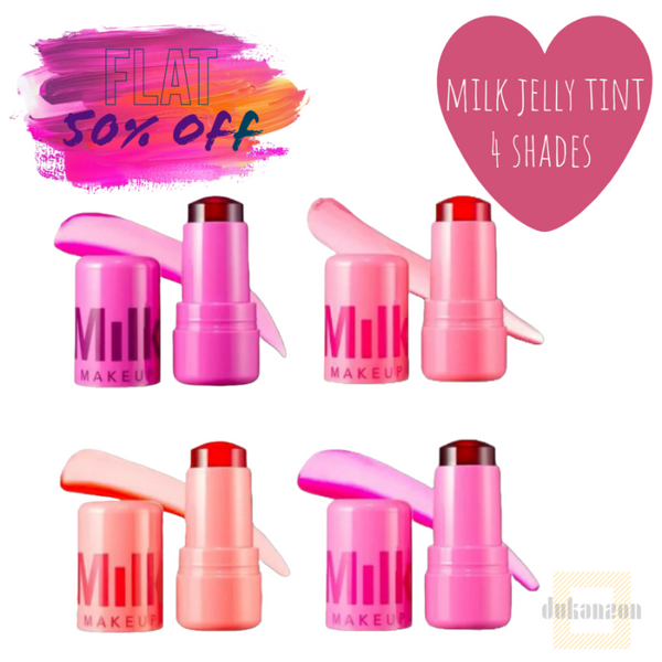 Milk Makeup Cooling Water Jelly Tint sheer lip + cheek stain pack of 4